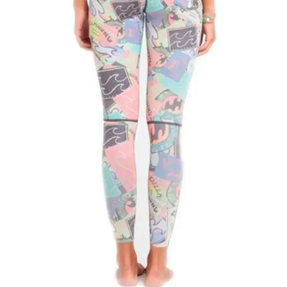 Billabong Ladies 1MM Sea Legs/Wetsuit Leggings - 4 - Picture 4 of 10